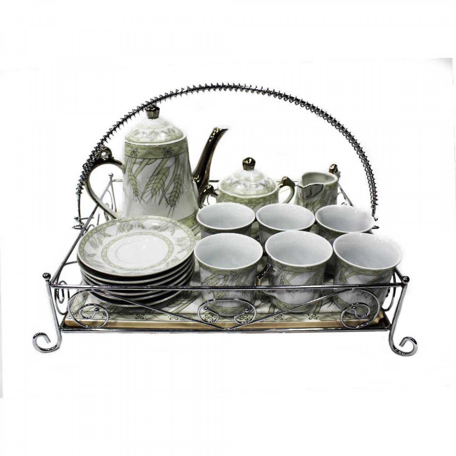 Ceramic Traditional Tea Serving Set 15 Pc Set LKJTTS02